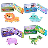 🧩Montessori Animal Puzzle Box – Brain Boosting Fun for Little Hands! - ThiGui